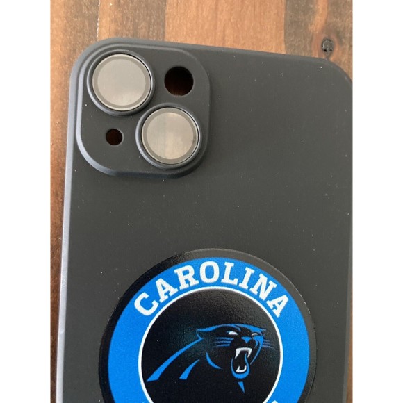 Carolina Panthers iPhone Cover iPhone 14 PLUS 6.7 Inch CASE Black New Custom - Picture 3 of 11
